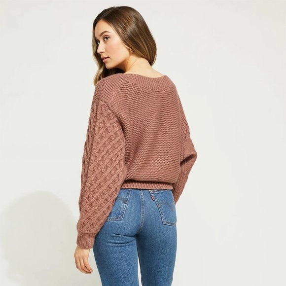 (NWT) Gentle Fawn - "Connelly" cableknit, boat neck sweater (small) - Picture 2 of 3